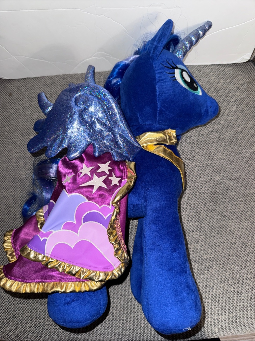 Unicorn Pegasus 2015 Build a Bear My Little Pony Princess Luna with Skirt 18. - Picture 8 of 15
